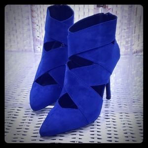Cobalt Blue Suede Pumps